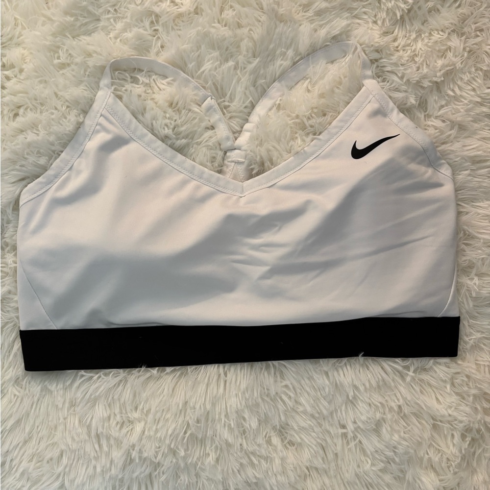 Nike Women's White Sports Bra